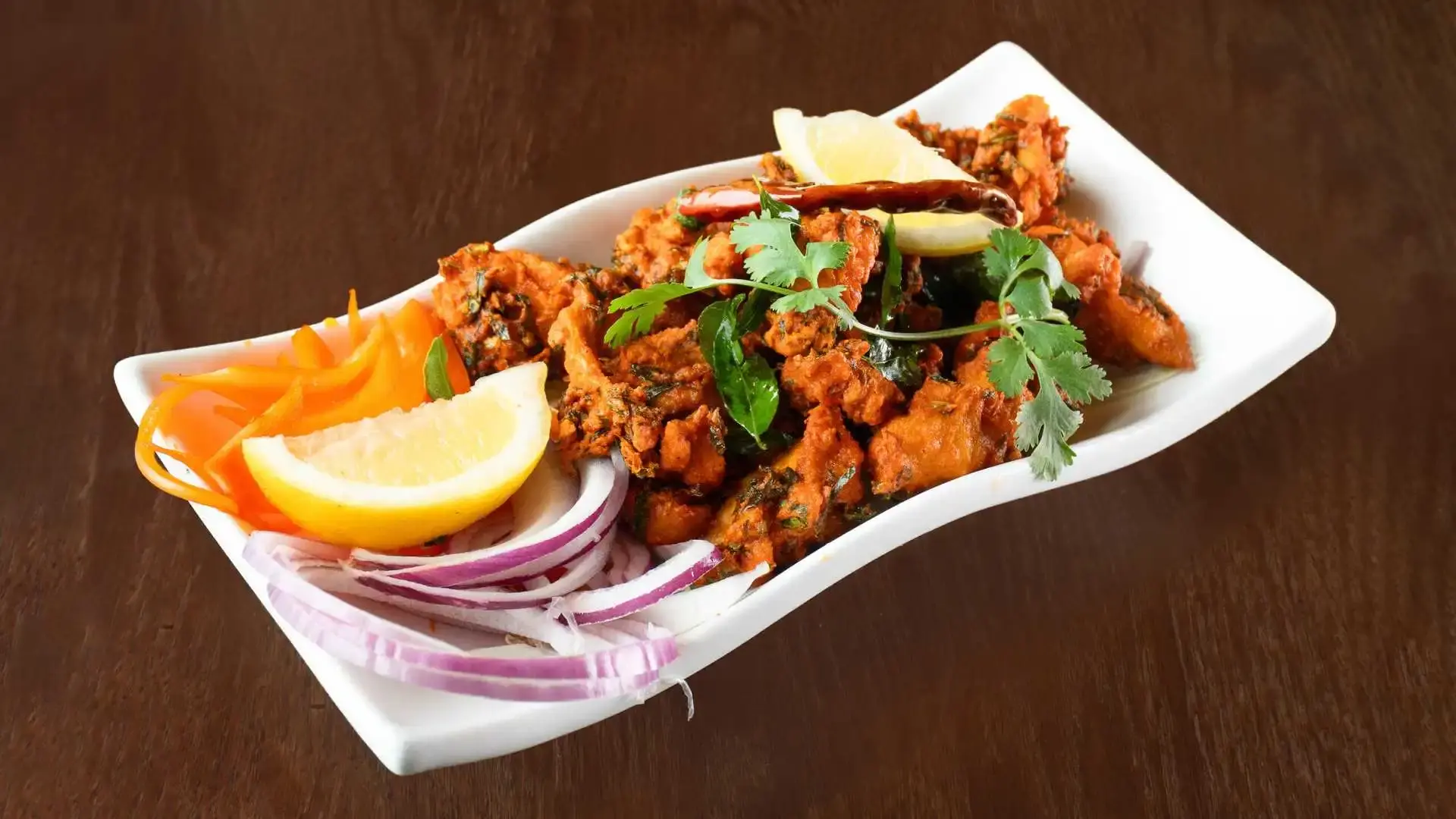 Fresh Chicken 65 at Bharat Masala in Mill Woods, Edmonton